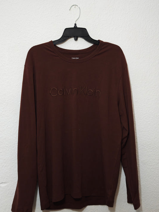 SUDADERA MARRON CALVIN KLEIN